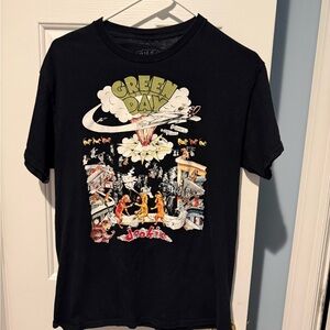 Green Day Black Graphic Tee